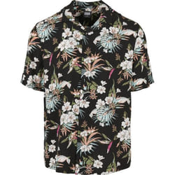 Chemise Urban Classics viscose aop resort-grandes tailles
