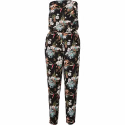 Ensemble femme Urban Classics viscose bandeau jumpsuit