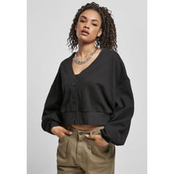 Cardigan femme Urban Classics organic oversized short terry (Grandes tailles)