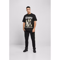 T-shirt Mister Tee tupac matw sepia oversize tee