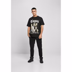 T-shirt Mister Tee tupac matw sepia oversize tee