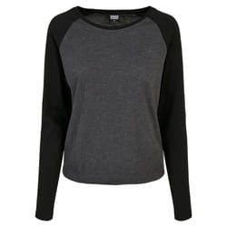 T-shirt manches longues femme Urban Classics contrast raglan - XL