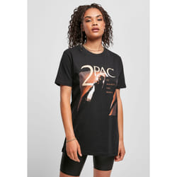 T-shirt femme Mister Tee tupac me against the world cover