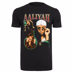 T-shirt femme Mister Tee aaliyah retro