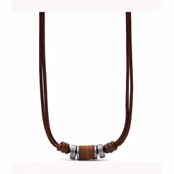 Fossil JF00899797, Collier matinée, Femelle, Cuir