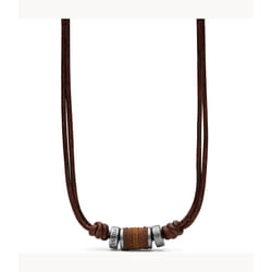 Fossil JF00899797 collier Collier matinée Femelle Cuir