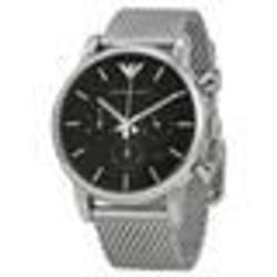 Montre - EMPORIO ARMANI - Hommes i Classic Chronograph - Etanche 5 ATM - Gris