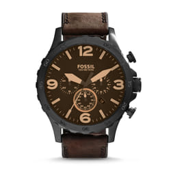 Fossil JR1487P montre Montre bracelet Mâle Quartz Noir