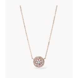 Fossil JF01740791 collier Femelle Acier inoxydable