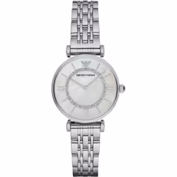 Montre Emporio Armani Gianni T-bar Pour Femmes en Argent - AR1908
