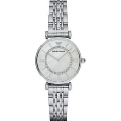 Montre Emporio Armani Gianni T-bar Pour Femmes en Argent - AR1908