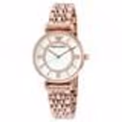Montre bracelet EMPORIO ARMANI AR1909 - Femme - Quartz - Analogique - Bracelet acier inoxydable - Coloris rose