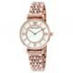 Montre bracelet EMPORIO ARMANI AR1909 - Femme - Quartz - Analogique - Bracelet acier inoxydable - Coloris rose