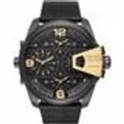 Montre - DIESEL - DZ7377 - Chronographe - Cuir Noir - Résistante 3 ATM - Analogique
