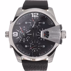 DIESEL Montre bracelet Homme DZ7376 - Chronograhe - Quartz - Analogique - Noir