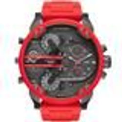 DIESEL HOMME 57MM BRACELET & BOITIER ACIER INOXYDABLE QUARTZ MONTRE DZ7370