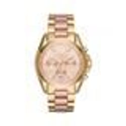 MICHAEL KORS FEMME BRACELET ACIER BICOLORE QUARTZ CADRAN ROSE MONTRE MK6359