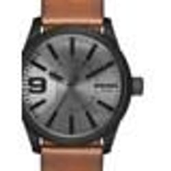 Montre - DIESEL - DZ1764 - 47mm - Cuir Marron - Quartz Gris