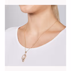 Fossil JF03350791 collier Collier matinée Femelle Acier inoxydable