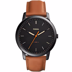 Montre Fossil The Minimalist 3h Pour Hommes en Marron - FS5305