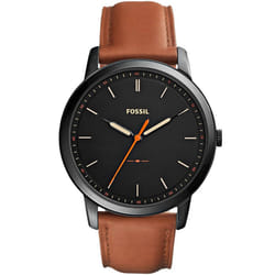 Montre Fossil The Minimalist 3h Pour Hommes en Marron - FS5305