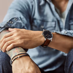 Fossil FS5304P montre Montre bracelet Mâle Quartz Argent - Vue supplémentaire 4