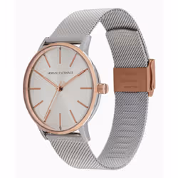 Armani Exchange AX5537NLPNLC Montre bracelet Femelle Quartz Or, Acier inoxydable