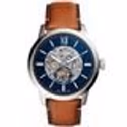 Montre Automatique - Fossil - Townsman - 48mm - Cuir Marron - Homme