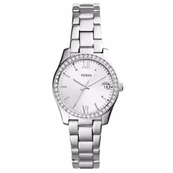 Fossil ES4317, Femelle, Argent, Argent, Acier inoxydable, Argent, Rond