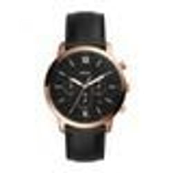 Chronographe - FOSSIL - NEUTRA CHRONO FS5381 - Acier Inoxydable - Noir - Or Rouge