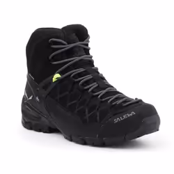 Chaussures de Randonnée SALEWA MS Alp Trainer Mid Gtx Noir - Homme - Alpinisme - Montagne - Respirant