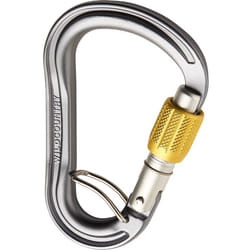 Wild Country 40-0000001002-0406-2 mousqueton d'escalade Mousqueton à verrou En forme de D Gris, Jaune 1 pièce(s)