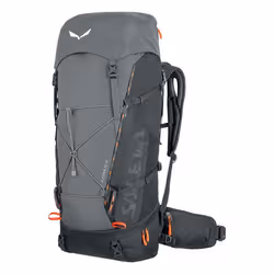 SALEWA Sac à dos gris orange néon pour femme et homme - Alptrek 42 +5 BP Quiet Shade 175947