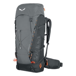 SALEWA Sac à dos gris orange néon pour femme et homme - Alptrek 42 +5 BP Quiet Shade 175947