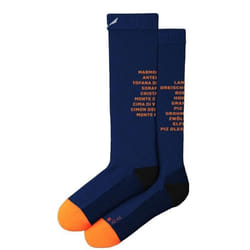 Chaussettes de randonnée - SALEWA - Ortles Dolomites Am M CR - Bleu - Homme - Respirantes