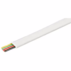 Goobay 93305, 100 m, Blanc, Plat, Polyvinyl chloride (PVC), 1 pièce(s), Rouleau