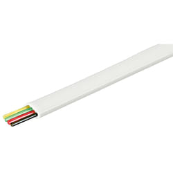 Goobay 93305 câble de téléphone 100 m Blanc