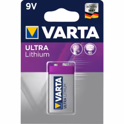 Varta -CR9V, Batterie à usage unique, 9V, Lithium, 9 V, 1 pièce(s), 1200 mAh