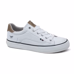 Mustang 1272-301-1, Femelle, Adulte, Chaussures de sport à la mode, Blanc, EUE, Fermeture par lacet