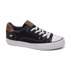 Mustang 1272-301-9, Femelle, Adulte, Chaussures de sport à la mode, Noir, EUE, Fermeture par lacet