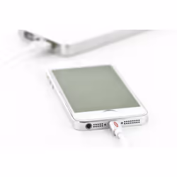 Ednet 31061 câble Lightning 1 m Argent