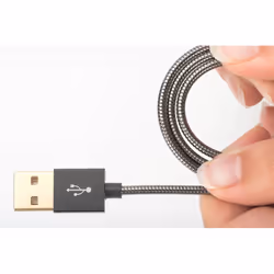 Ednet 31070 câble Lightning 1 m Noir