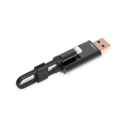 Ednet 31519 lecteur de carte mémoire USB 3.2 Gen 1 (3.1 Gen 1)/Lightning Noir