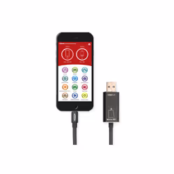 Ednet 31519 lecteur de carte mémoire USB 3.2 Gen 1 (3.1 Gen 1)/Lightning Noir