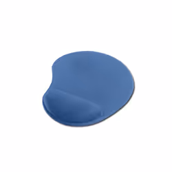 Ednet 64218, Bleu, Monochromatique, Polyester, Polyuréthane, Repose-poignets