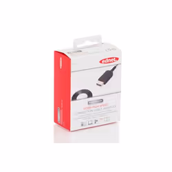 Ednet 84458, 2 m, HDMI Type A (Standard), HDMI Type A (Standard), 3840 x 2160 pixels, Compatibilité 3D, Noir