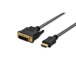 Ednet 84487 câble vidéo et adaptateur 5 m HDMI DVI-D Noir
