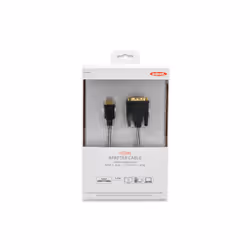Ednet 84487 câble vidéo et adaptateur 5 m HDMI DVI-D Noir