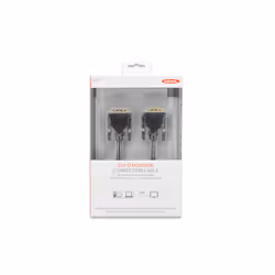 Ednet 84520 câble DVI 2 m DVI-D Noir