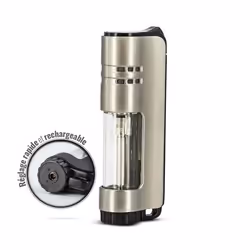 Briquet Cylindre Flamme Torche Chromé